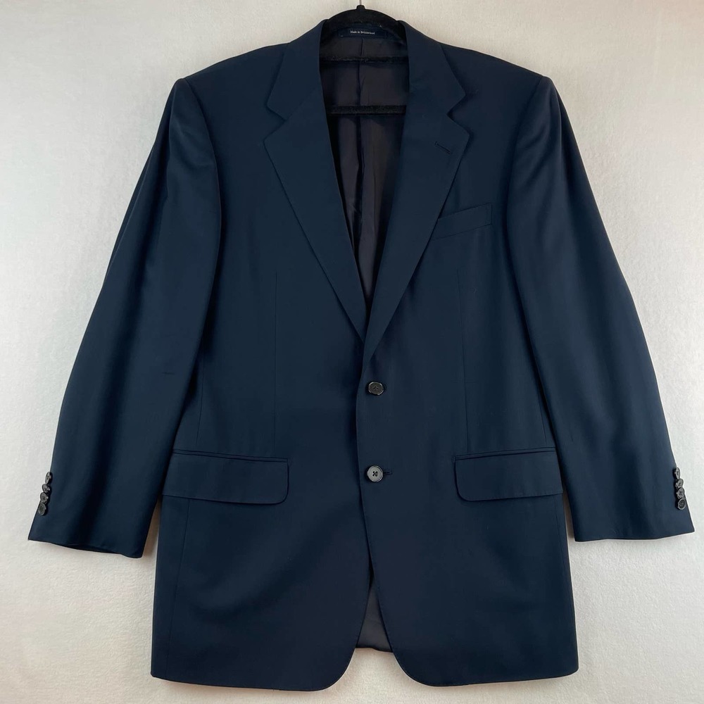 Ermenegildo Zegna Soltex Blazer Wool Blue 48R